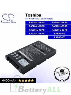 CS-TOA15 For Toshiba Laptop Battery Model PA3284U-1BAS / PA3284U-1BRS / PA3285U-1BAS / PA3285U-1BRS