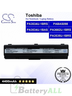 CS-TOA210NB For Toshiba Laptop Battery Model PA3533U-1BAS / PA3533U-1BRS / PA3534U-1BAS / PA3534U-1BRS