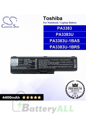 CS-TOA70NB For Toshiba Laptop Battery Model PA3383 / PA3383U / PA3383U-1BAS / PA3383U-1BRS