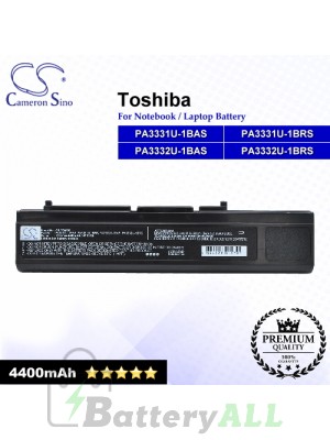 CS-TOM30 For Toshiba Laptop Battery Model PA3331U-1BAS / PA3331U-1BRS / PA3332U-1BAS / PA3332U-1BRS