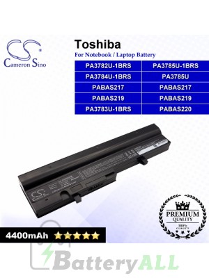 CS-TOM300NB For Toshiba Laptop Battery Model PA3782U-1BRS / PA3783U-1BRS / PA3784U-1BRS / PA3785U