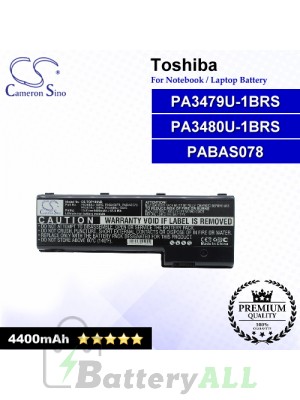 CS-TOP100NB For Toshiba Laptop Battery Model PA3479U-1BRS / PA3480U-1BRS / PABAS078