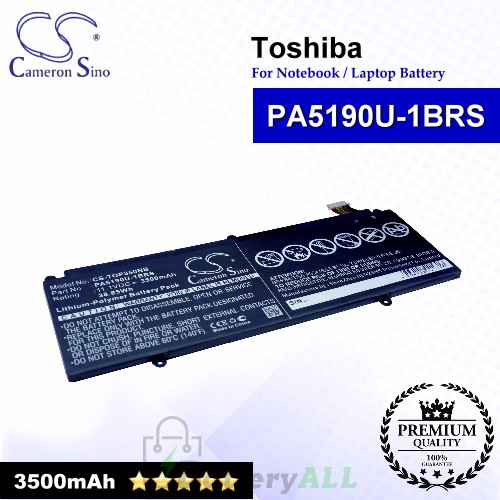 CS-TOP350NB For Toshiba Laptop Battery Model PA5190U-1BRS