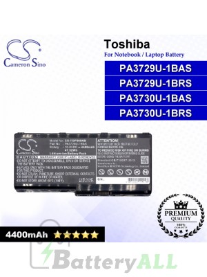 CS-TOP500NB For Toshiba Laptop Battery Model PA3729U-1BAS / PA3729U-1BRS / PA3730 / PA3730U-1BAS