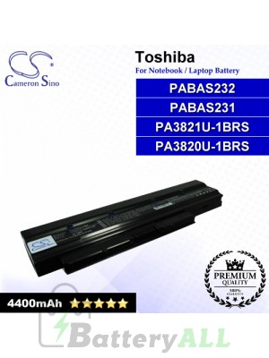CS-TOT210NB For Toshiba Laptop Battery Model PA3820U-1BRS / PA3821U-1BRS / PABAS231 / PABAS232