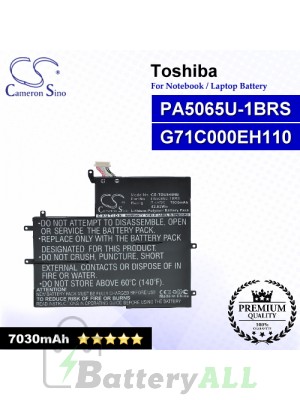 CS-TOU845NB For Toshiba Laptop Battery Model G71C000EH110 / PA5065U-1BRS