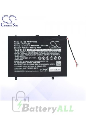 CS Battery for Acer AP14C8S(1ICP4/58/102-3) / KT.0030G.005 Battery L-ACW110NB