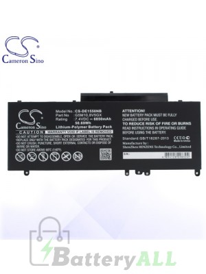 CS Battery for Dell 079VRK / 0G5M10 / 0WYJC2 / 451-BBLN / 6MT4T / YM3TC Battery L-DE1550NB