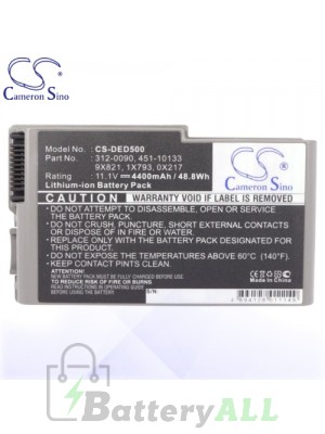 CS Battery for Dell Inspiron 500m / 510m / 600m / D500 / D505 / D510 Battery L-DED500