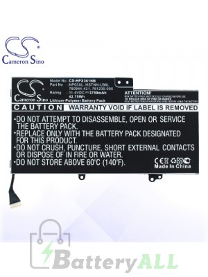 CS Battery for HP NP03XL / HSTNN-LB6L / 760944-421 / 761230-005 Battery L-HPX361NB