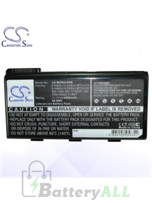 CS Battery for MSI CR620 / CR630 / CR700 / CX500 / CX600 / CX605 Battery L-MSR620NB