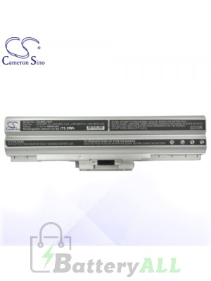 CS Battery for Sony VAIO VGN-AW290JFQ / VGN-AW310J/H / VGN-AW350J/B Battery Silver BPL13HT