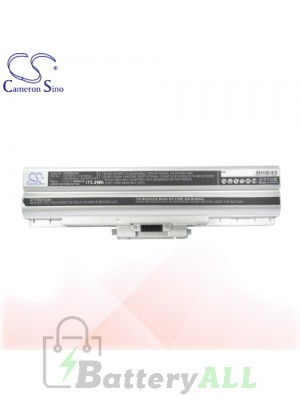 CS Battery for Sony VAIO VGN-AW83HS / VGN-AW90NS / VGN-AW90S Battery Silver L-BPS21HT