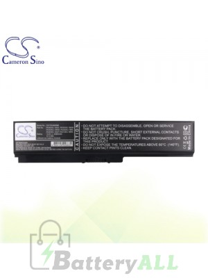 CS Battery for Toshiba Portege M825 / Portege M830 / Portege M900 Battery L-TOU400NB