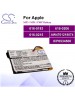 CS-IPOD4XL For Apple Mp3 Mp4 PMP Battery Model 616-0183 / 616-0206 / 616-0215 / AW4701218074 / ICP0534500