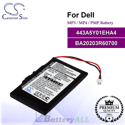 CS-DJ50SL For Dell Mp3 Mp4 PMP Battery Model 443A5Y01EHA4 / BA20203R60700