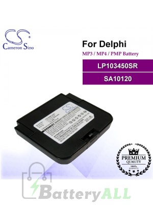 CS-DXM120SL For Delphi Mp3 Mp4 PMP Battery Model LP103450SR / SA10120