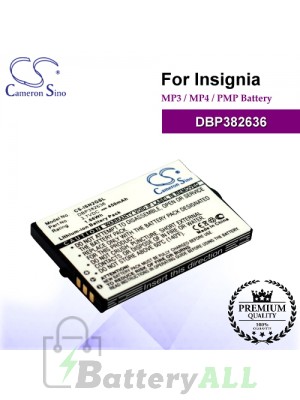 CS-ISN2GSL For INSIGNIA Mp3 Mp4 PMP Battery Model DBP382636