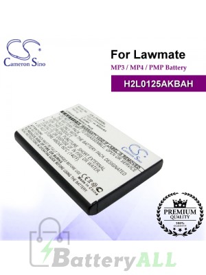 CS-LPV500SL For Lawmate Mp3 Mp4 PMP Battery Model H2L0125AKBAH