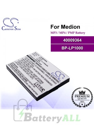 CS-MD200SL For Medion Mp3 Mp4 PMP Battery Model 40009364 / BP-LP1000