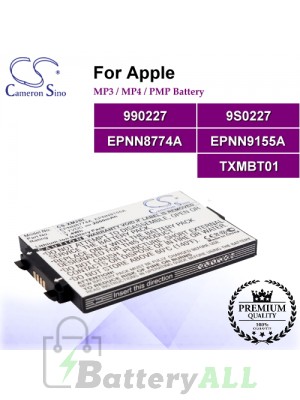 CS-XM2SL For Pioneer Mp3 Mp4 PMP Battery Model 990227 / 9S0227 / EPNN8774A / EPNN9155A / TXMBT01