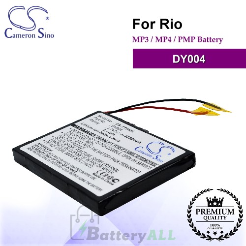 CS-TY04SL For Rio Mp3 Mp4 PMP Battery Model DY004