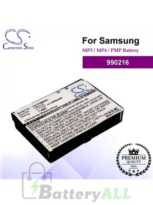 CS-PXM2SL For Samsung Mp3 Mp4 PMP Battery Model 990216