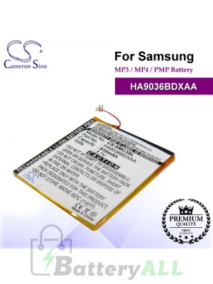 CS-SMC3SL For Samsung Mp3 Mp4 PMP Battery Model HA9036BDXAA