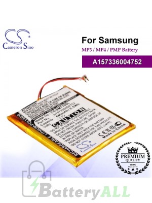 CS-SMT10SL For Samsung Mp3 Mp4 PMP Battery Model A157336004752