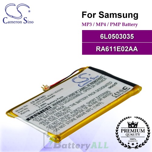 CS-SMT9SL For Samsung Mp3 Mp4 PMP Battery Model 6L0503035 / RA611E02AA