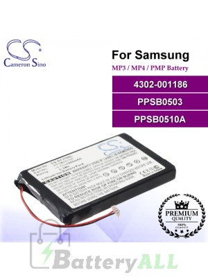 CS-SYJ70SL For Samsung Mp3 Mp4 PMP Battery Model 4302-001186 / PPSB0503 / PPSB0510A