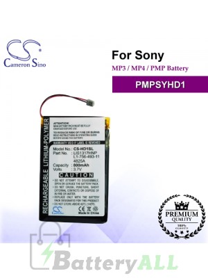 CS-HD1SL For Sony Mp3 Mp4 PMP Battery Model PMPSYHD1