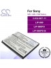 CS-HD5SL For Sony Mp3 Mp4 PMP Battery Model 2-632-807-11 / LIP-880 / LIP-880PD / LIP-880PD-B