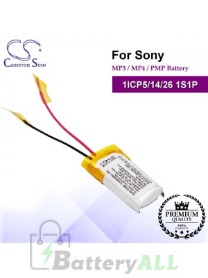 CS-SNW262SL For Sony Mp3 Mp4 PMP Battery Model 1ICP5/14/26 1S1P