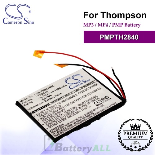 CS-TH2840SL For Thompson Mp3 Mp4 PMP Battery Model PMPTH2840