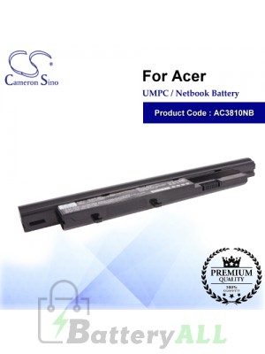 CS-AC3810NB For Acer UMPC Netbook Battery Model 3INR18/65-2 / 934T4070H / AK.006BT.027 / AS09D31 / AS09D34