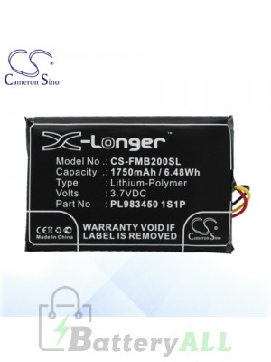 CS Battery for Falcom PL983450 1S1P / Falcom Mambo 2 Battery FMB200SL