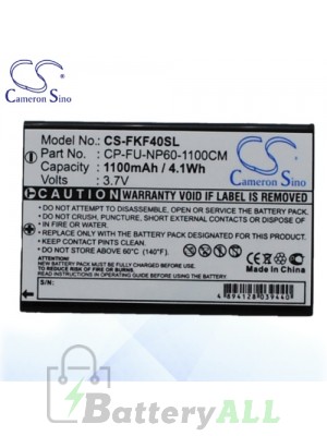 CS Battery for Falk CPF-1035 / CP-FU-NP60-1100CM Battery FKF40SL