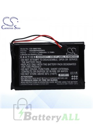 CS Battery for Garmin KH44BH48D6DE5 / Garmin Approach G7 Battery GMG70SL
