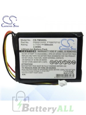 CS Battery for TomTom NVT2B225 / One / One Europe Battery TM500SL