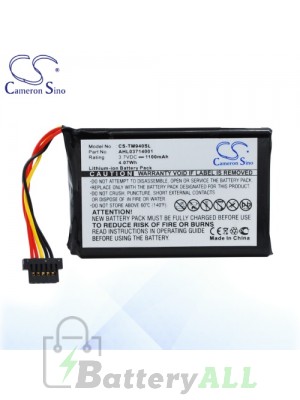 CS Battery for TomTom AHL03714001 / Go 940 / Go 940 Live Battery TM940SL