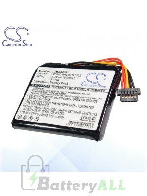 CS Battery for TomTom Go Live 825 / Live Top Gear / Top Gear Battery TMG800SL