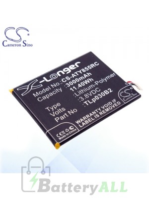 CS Battery for Alcatel TLp030B2 / Alcatel One Touch Link Y855 Battery ATY855RC