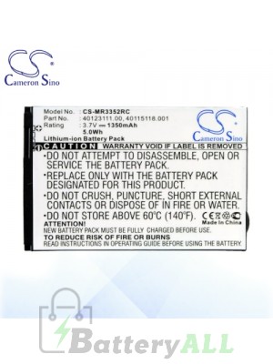 CS Battery for Novatel Wireless MiFi4510 / MiFi4510L 4G LTE Battery MR3352RC