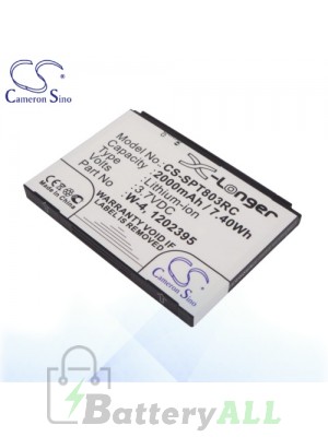 CS Battery for Sierra Wireless 1202395 / W-4 Battery SPT803RC