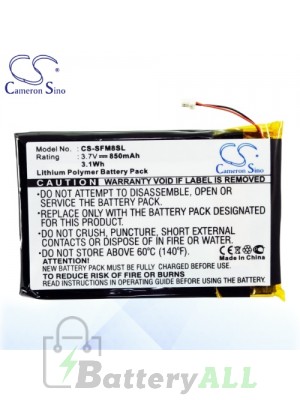 CS Battery for JNC SSF-M805 / SSF-M810 Battery SFM8SL