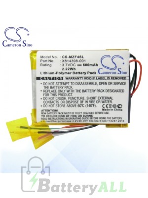 CS Battery for Microsoft Zune HVA-00001 HVA-00003 HVA-00005 Battery MZF4SL