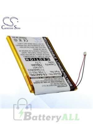 CS Battery for Sony NWZ-S716FRNC / NWZ-S716FSNC Battery SA615SL