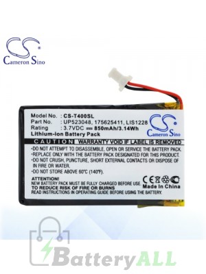 CS Battery for Sony Clie PEG-T650 / PEG-T650C / PEG-T625 / PEG-T625C Battery T400SL