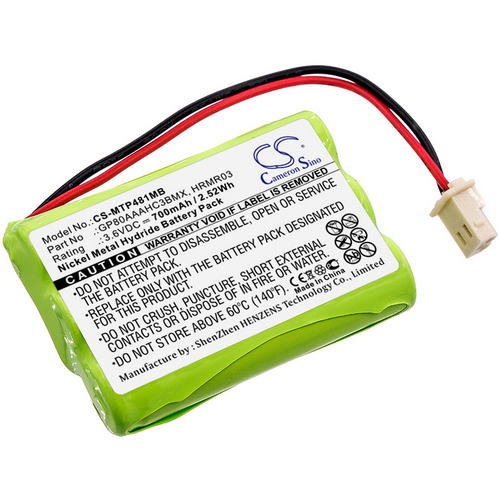 Motorola MBP482 Battery Replacement (CameronSino Brand) 700mAh CS-MTP481MB-BP4